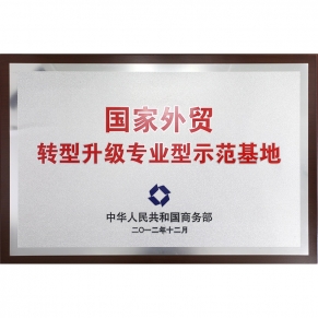 國家外貿轉型升級專業型示范基地