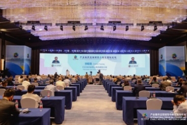 中國巨石總裁張毓強在產業鏈供應鏈韌性與穩定國際論壇上作主題發言